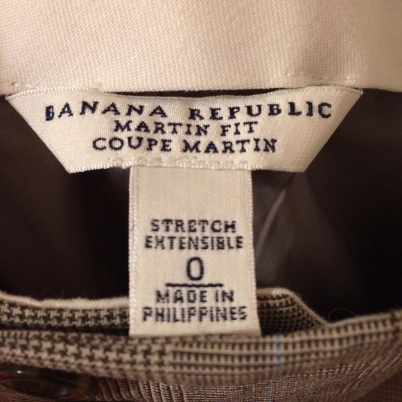 Banana Republic Martin fit glen plaid pants - Picture 3 of 3